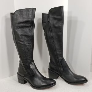 Donald J Pliner Envy Black Riding Boots